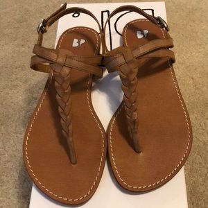 Cognac colored sandals